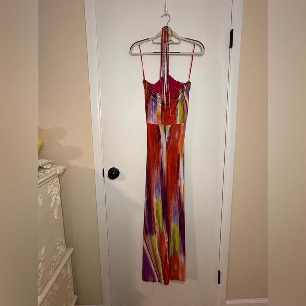 Cynthia Rowley multicolored braided‎ maxi dress - Picture 5 of 8